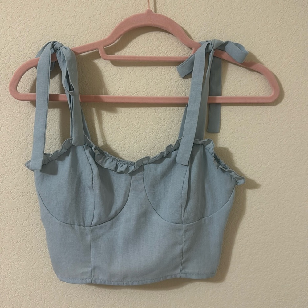 Coquette Style Crop top w/ Ribbons